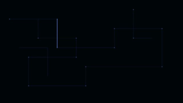 Blue Glitch Circuit Trace Glitch Animation Loop