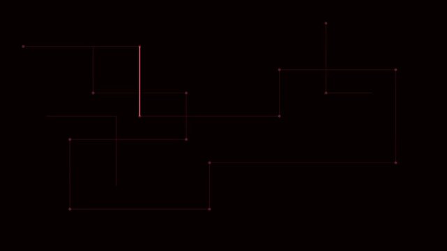 Red Glitch Circuit Trace Glitch Animation Loop