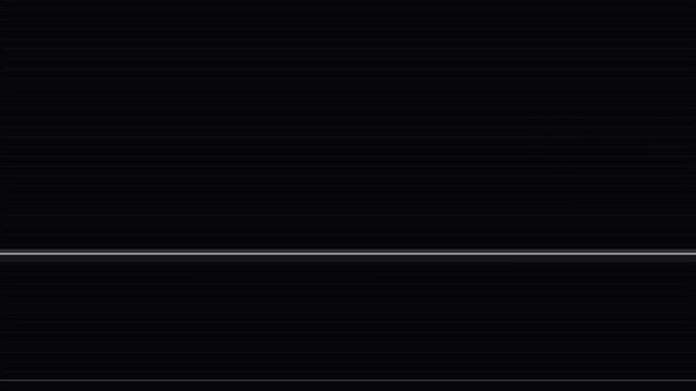 White Glitch Scan Lines Sweep Animation Loop
