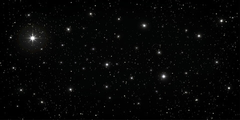 A vast expanse of the night sky, studded with countless twinkling stars and a bright comet, evoking a sense of wonder and infinite possibility. © RD Visuals