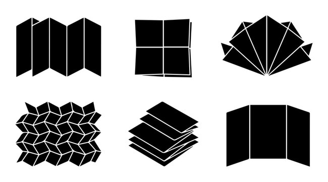 Paper Folding Styles, Brochure Layouts, Accordion Fold, Z-Fold, Map Folds