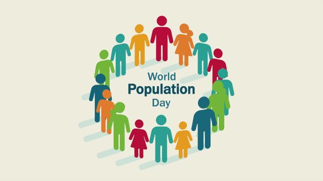 population world day people circle
