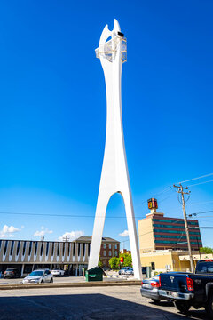 Historic M Building and Tower in Casper