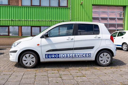 Alkmaar, Netherlands - May 30, 2026: EuroJob Service Suzuki Celerio
