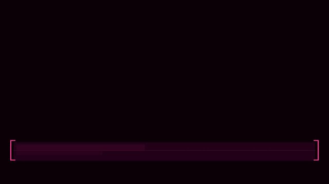 Pink Lower Third Double Bracket No Text Animation