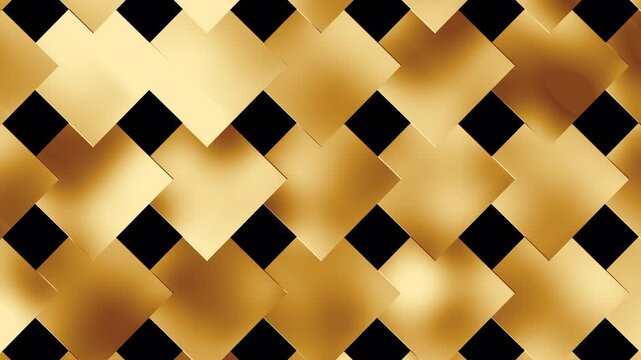 rotating square loop gold yellow alpha is among these squares