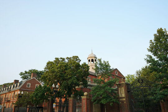 Cambridge, MA - USA - 08-03-2025: The campus of Harvard University in Cambridge, Massachusetts