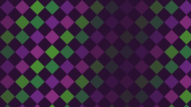 Animated Dark Rich diamond geometric pattern background sweeping loop