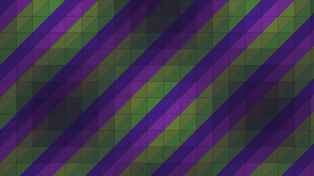 Animated Dark Rich triangle geometric pattern background rippling loop