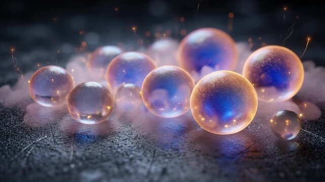 Glowing silicon anode microspheres charging on a dark electrode
