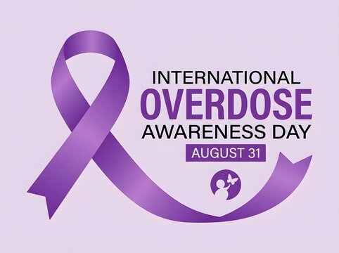 International overdose awareness day educational graphic
