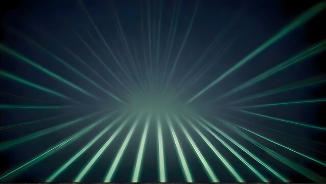 Abstract digital matrix background texture with blurry soft out of focus green lights bokeh and neon laser glow