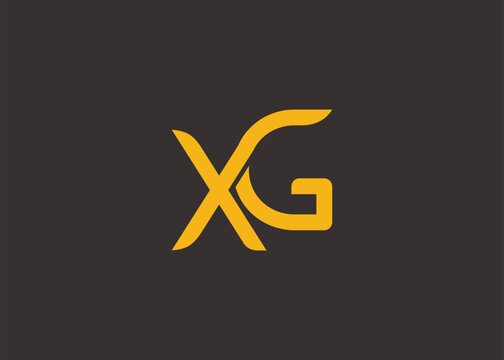 XG Modern Monogram Icon. Clean geometric letterform evokes simplicity, elegance, and contemporary graphic design sensibility.