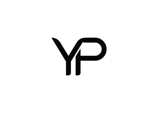 YP Modern Monogram Icon. Clean geometric letterform evokes simplicity, elegance, and contemporary graphic design sensibility.