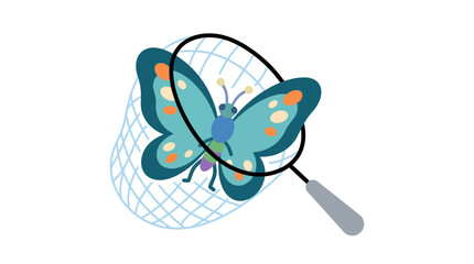 Butterfly Caught in Net © AR99
