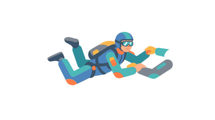 Skydiver Falling Freefall Extreme Sport Adventure © AR99