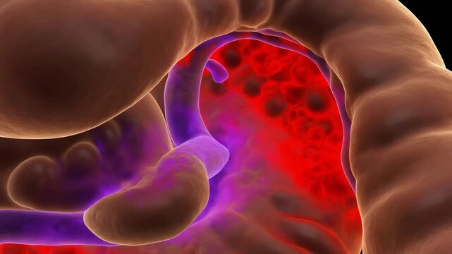Gastric Chief Cell Zymogen Granules Beneath Fundic Gland Layers for Biology Education
