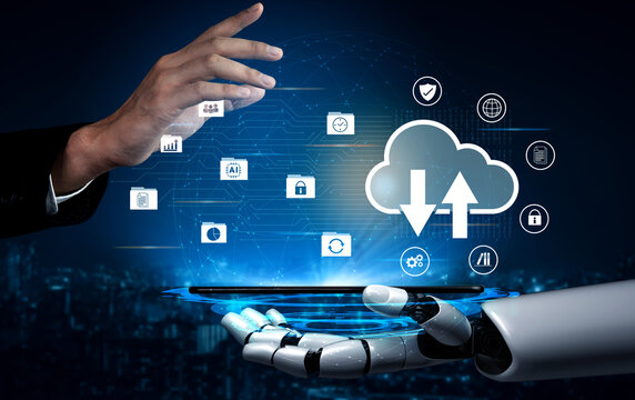 Artificial intelligence enhances cloud data storage and network backup system to improve security and connectivity Parse
