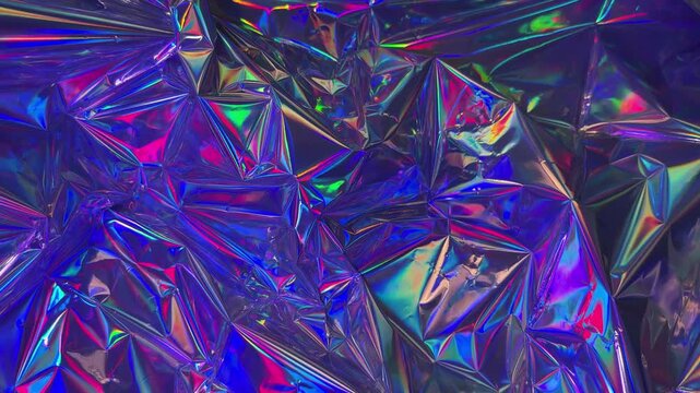 Holographic foil abstract texture