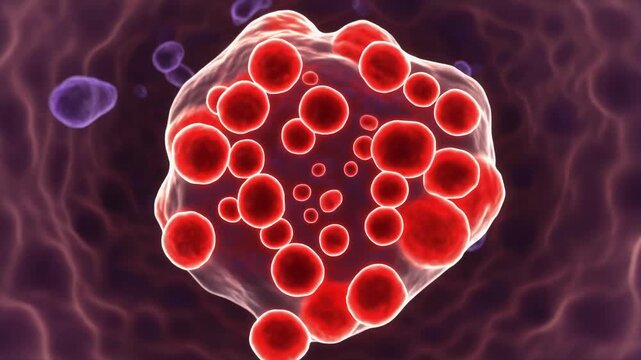 B Cell Receptor Crosslinking Cap in Microscopy Layers for Immunology Education