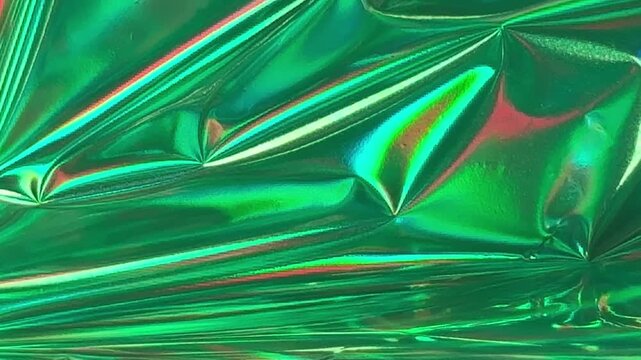 Holographic foil texture abstract