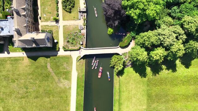 River Cam Punting 4K Aerial Drone Footage