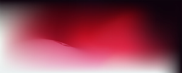 A striking abstract mesh gradient combining white, red, and black tones. Rounded shapes and soft noise introduce a fluid and textured appearance, creating a dynamic and bold design. © justin
