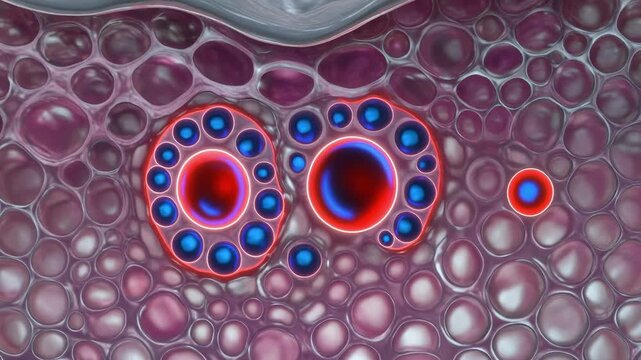 Dermal Lymphatic Button Junctions Beneath Translucent Skin for Science Education