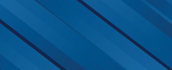 Obraz premium Gradient blue abstract background with a soft curve and smooth lighting.
