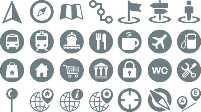 set of vector icons of zodiac
