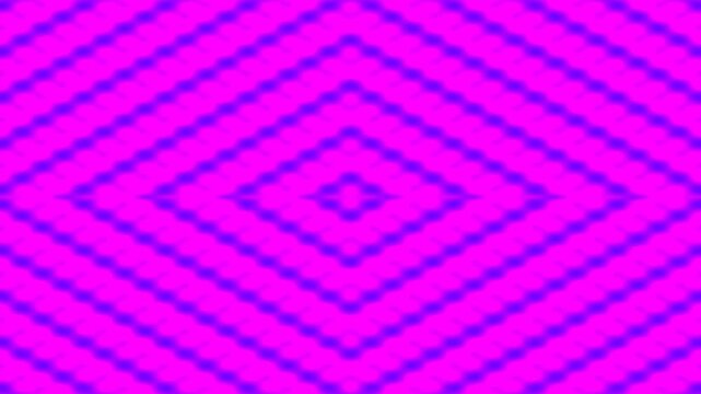 Dynamic Neon Green Diamond Pattern Motion Background.