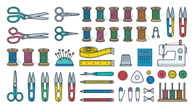 Sewing tools and equipment collection 4.