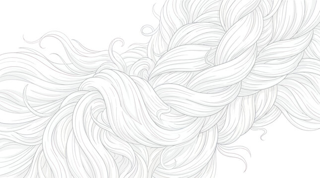 Detailed illustration of a rope.