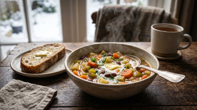 Homemade Winter Soup Comfort Food