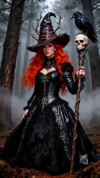 mujer, moda, falda, beldad, fantas&iacute;a, vampiro, g&oacute;tica, antique, halloween, bruja, moreno, modelaje, se&ntilde;ora, negro, gorros, cabello, glamour, persona, brujer&iacute;a, horror, gente, disfraces, estilo, retro,