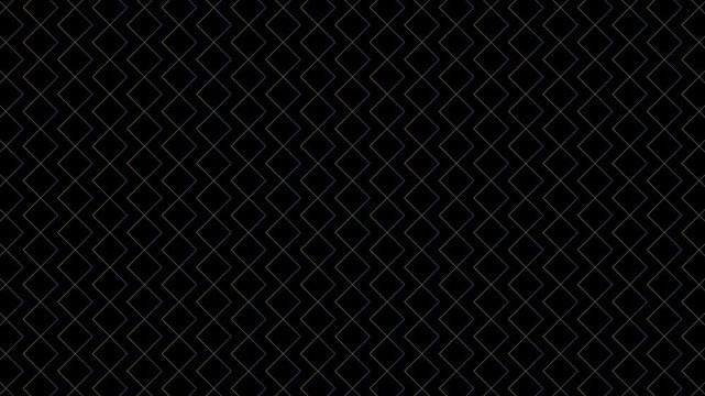 Abstract geometric grid motion animation 4k background, with glowing neon, diamond lines