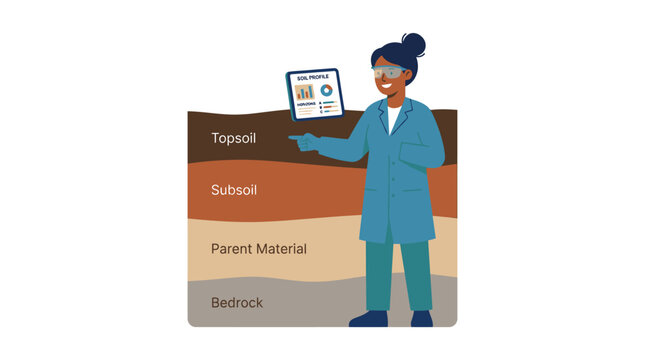 Scientist Explains Soil Layers: Topsoil, Subsoil, Parent Material, Bedrock