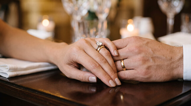 &Eacute;change des Alliances Pendant une C&eacute;r&eacute;monie de Mariage