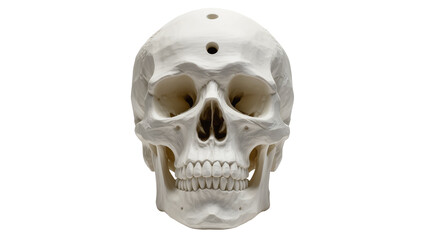 Isolated human skull model detailed anatomical study object for medical and scientific education © Andrei