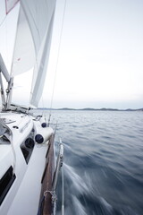 Fototapeta premium sailing boat on the sea