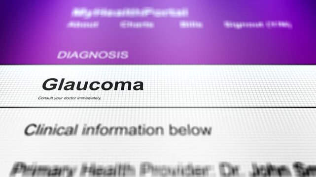 Generic Health Portal with Ear Health Diagnosis - Glaucoma