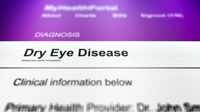  Generic Health Portal with Ear Health Diagnosis - Dry Eye Disease
