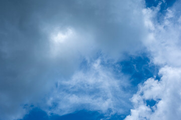Obraz premium Darkening sky with clouds