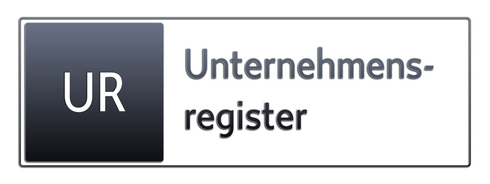 UR - Unternehmensregister - Abk&uuml;rzung aus deutschem Recht, Verwaltung