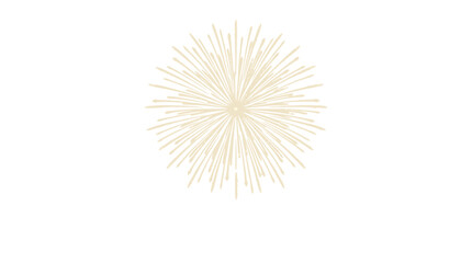 Obraz premium Minimalist vector illustration of a stylized sunburst graphic with sharp radiating lines isolated on a deep solid black background element