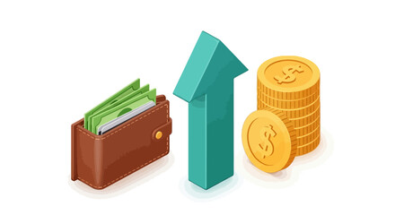 Increasing financial growth and prosperity concept. © Timoti