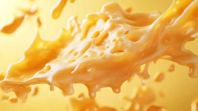 melted cheese stretching spectacularly, generative ai