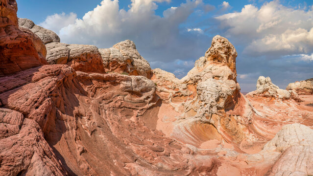 Rock formations of White Pocket - Arizona Vermilion Cliffs National Monument	