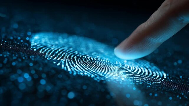 Fingerprint scanning technology for digital identity verification and security