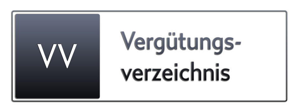 VV - Verg&uuml;tungsverzeichnis - Jura Rechts Abk&uuml;rzung